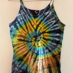 Tie-Dye Spaghetti Strap Top